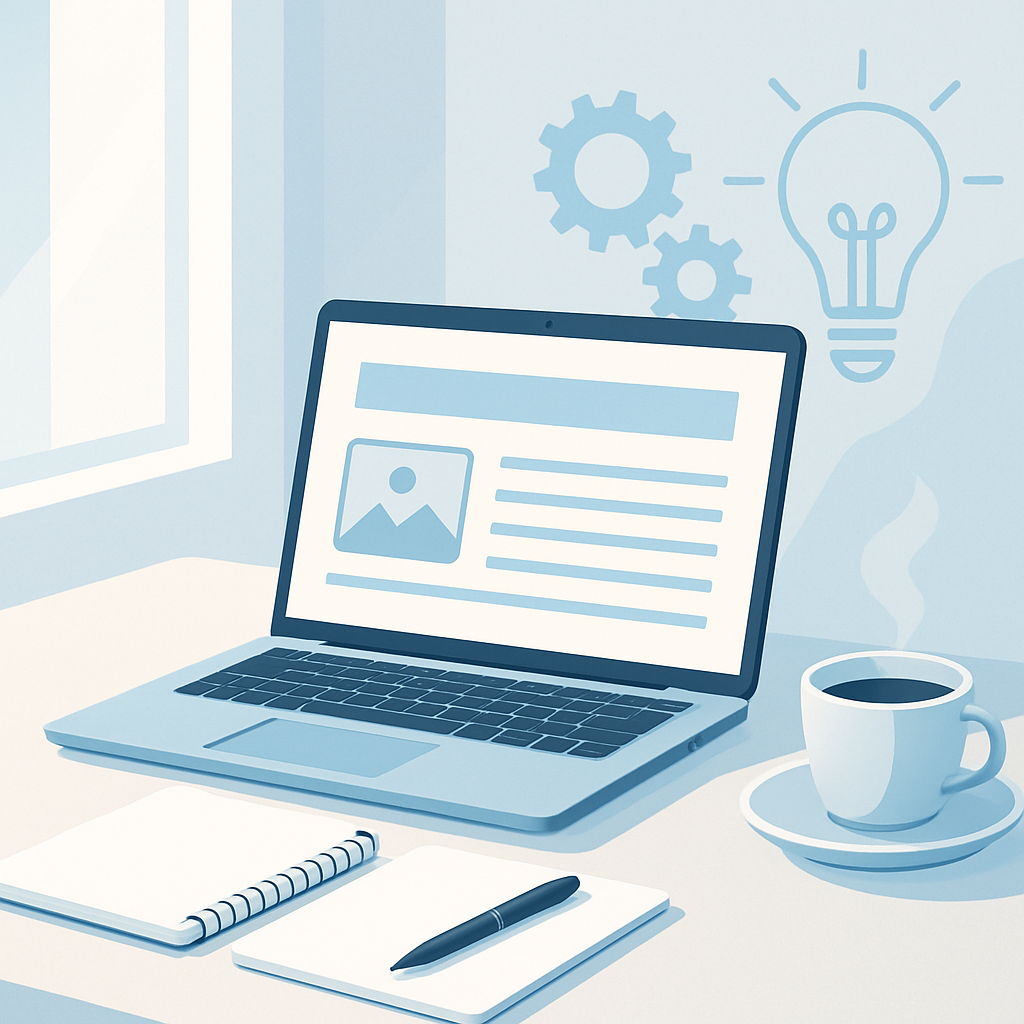 SEO tool interface for enhancing blog visibility