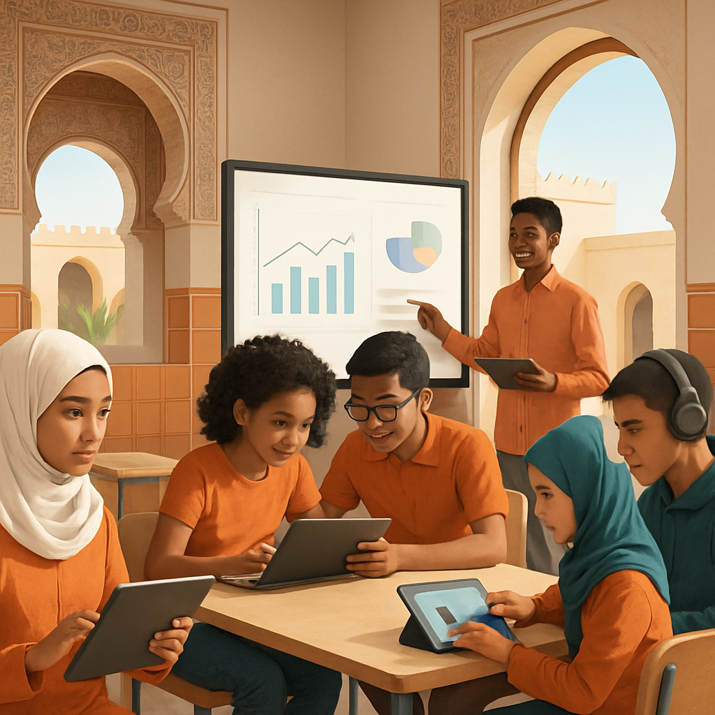 Map of key Moroccan EdTech startups
