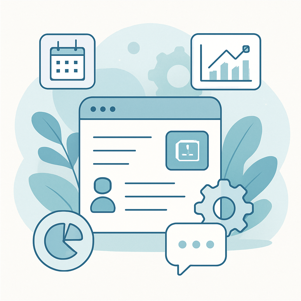 User interface of popular tutoring management software.